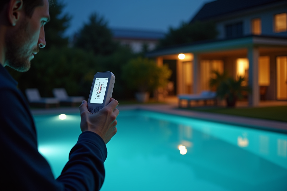 piscine nuit